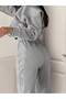 Printed Unisex Oversized Circular Neck Sweat / Rubber-Headed Tracksuit - 2
