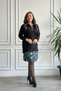 Sweat Dress with Skirt and Collar Flannel Detail - 6