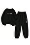 Printed Unisex Oversized Circular Neck Sweat / Rubber-Headed Tracksuit - 5