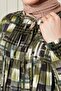 Winter Thick Fabric Plaid Plain Fabric Tesseture Clothing from Plain Robadan Mother's Dress Prayer Dress - 6