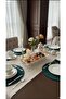Luxury Gold Footed Porcelain Serving Plate 15X35 cm - 2