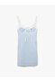 Blue Crew Neck Skinny Fit Dress 5Sak80347Pw - 4