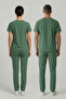 Operating Room Staff Uniform Stretch Fabric Scrubs Suit Unisex Frosty Spruce Compliant with New Regulations - 2