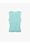 Draped Tank Top with Sea Shell Accessory Detail - 4