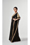 kaftan-Luxury Gold-Embroidered Arabian Kaftan - Premium Chiffon Fully Lined - 2