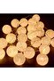 YU WELL LED Ball String Lights, Indoor/Outdoor, 3m-20 White Balls, Pack of 1 - 4