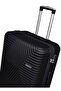 Hard Side ABS 4-Wheel Spinner Luggage Set (20/24/28/32) - (4-Piece, Black) - 5
