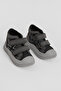 Children's Unisex Smoked Flexible Thermo Sole Double Velcro Strip Patterned Sports Short Boots - 2