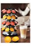 4-Layer Stainless Steel Coffee Capsule Storage Rotating Rack - 6