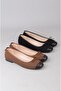 Seç 093 Women's Flat Shoes Brown - 7