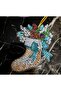 4-Piece Christmas Ornament Set, Hangable, One Side Stone-Embellished - 2