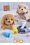 Electric Golden Dog Puppy Can Walk, Bark And Wag Its Tail, Educational Play House Toys For Infants A - 4