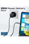 PowerPort-25CC Dual Port Wall Charger 25W USB-C + 18W QC 3.0 USB-A with 60W 1.2m USB-C Cable - 3