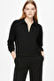 Women's Polo Neck Modal Cotton Stretch Fabric Pocketed Pants Set - 3