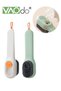 2PCS Shoe Brush with Liquid Box Multifunctional Clothes Brush with Soap Dispenser Press Type Dispens