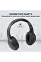 LaBoca Over-Ear Bluetooth Headphones (Black/Blue) - 2