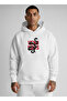 Men's Sweatshirt Oversized Hooded 100% Cotton Veno Mous Printed