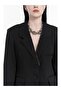 Volda Collar Detail Black Blazer - 7