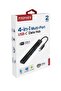 4-In-1 Type-C Sync/Charge Adapter With USB-A Adapter Black - 2