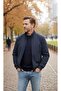Seasonal Men's Coat with Double-Sided Zipper, Stand-Up Collar, Ribbed Bottom and Sleeves (Elastic). - 3