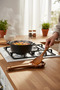 Acacia Countert Top Dirty Spoon Rest/Dirty Spoon Holder/Dirty Ladle Rest - 4