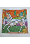 Picasso Pattern Handwoven Silk Throw Pillow Cover 45 X 45 cm 1 Piece