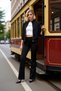 Women's Top and Bottom Sporty Stylish Zippered Jacket and Flared Pants Set Casual Comfort Style Sports - 4