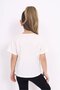 Girl's Printed Crew Neck Short Sleeve T-Shirt - 4