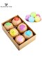 6PCS Bath Salts Bombs Essential Oils Spa Bath Soap Scented Bubble Balls Gift Set
