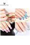 Acrylic Powder Shiny Glitter Nail Art Decoration, Professional DIY Nail Kit Nail Art Tools Combo Set - 6