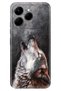 Case for Spark 40 4g (Km5N) Color Silicone Printed Tpu Wild Wolf