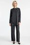 Women's Bottom Top Button Detailed Corded Fabric Collar Long Sleeve Knitwear Sweater and Comfortable Wide Leg Pants Set - 5