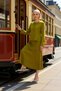 Women's Buttoned Crew Neck Cardigan and Long Pleated Knit Skirt Two-Piece Set Comfortable Casual - 4