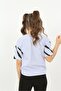 Girl's Printed Crew Neck Short Sleeve T-Shirt - 7