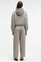 Selene Women's Hooded Kangru Pocket Regular Fit Light Gray Sweatshirt - 5