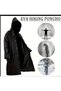 Yiwushi 1Pc Reusable Outdoor Water Fishing Raincoats Hooded Buttons Design