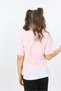 Girls' Crew Neck Short Sleeve Paneled Asymmetric T-Shirt - 6