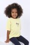 Girl's Printed Crew Neck Short Sleeve T-Shirt - 2