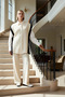 Women's Top and Bottom Color Block Button Knitwear Vest and Wide Leg Pants Set Stylish and Comfortable Combination Sportswear