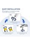180CM Extra Long Shower Hose, Baytion 360° Anti-twist 304 Stainless Steel Handheld Shower Hose for - 5