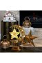 Ramadan Moon Table Lamp - Crescent Moon & Stars Nightlight (Gold) - 5