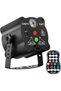 DJ Disco Stage Party Lights - Battery Powered Laser Light - Sound Activated Strobe Projector
