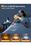 Lightweight Rechargeable 10 LED Amber Book Light for Reading in Bed - 3