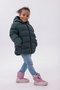 Girl's Boy's Water and Windproof, Inner Fleece, Hooded, Pocketed, Winter, Inflatable Jacket & Coat RB-400 - 2