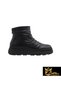 Women's Black Genuine Leather Boots 505320062-1