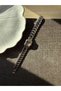 Retro Minimal Metal Cord Vintage Women's Wristwatch Inside Brown