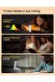 Reading Light: 3 Amber Colors & 5 Brightness Dimmable - 4