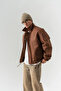 Drayze Zippered and Closed Floater Leather Jacket - 3