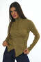 Women's Waist-Tied Sweater - 2