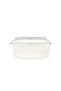 50 Pieces White Cardboard Salad Bowl with Lid 550Cc